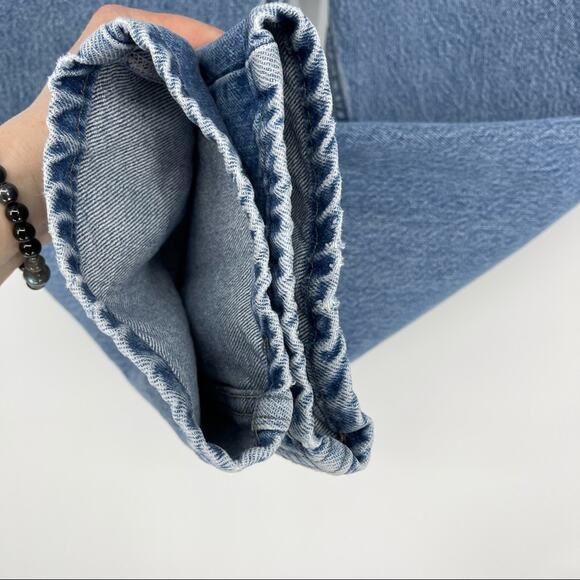 RARE Upside Down Label Vintage Lee Mom 90s Jeans 24" Waist - Picture 9 of 16